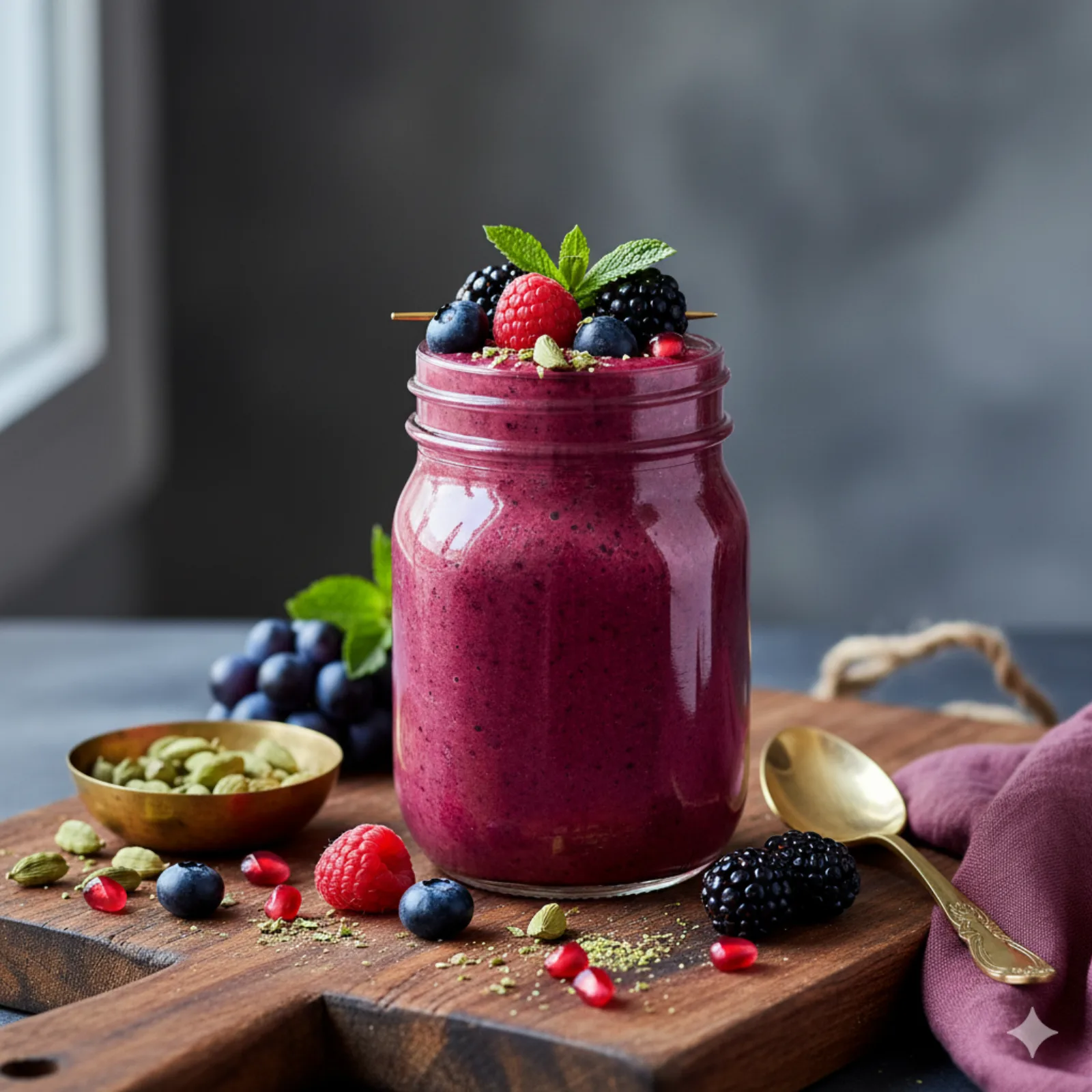 Beeren Kardamom Smoothie
