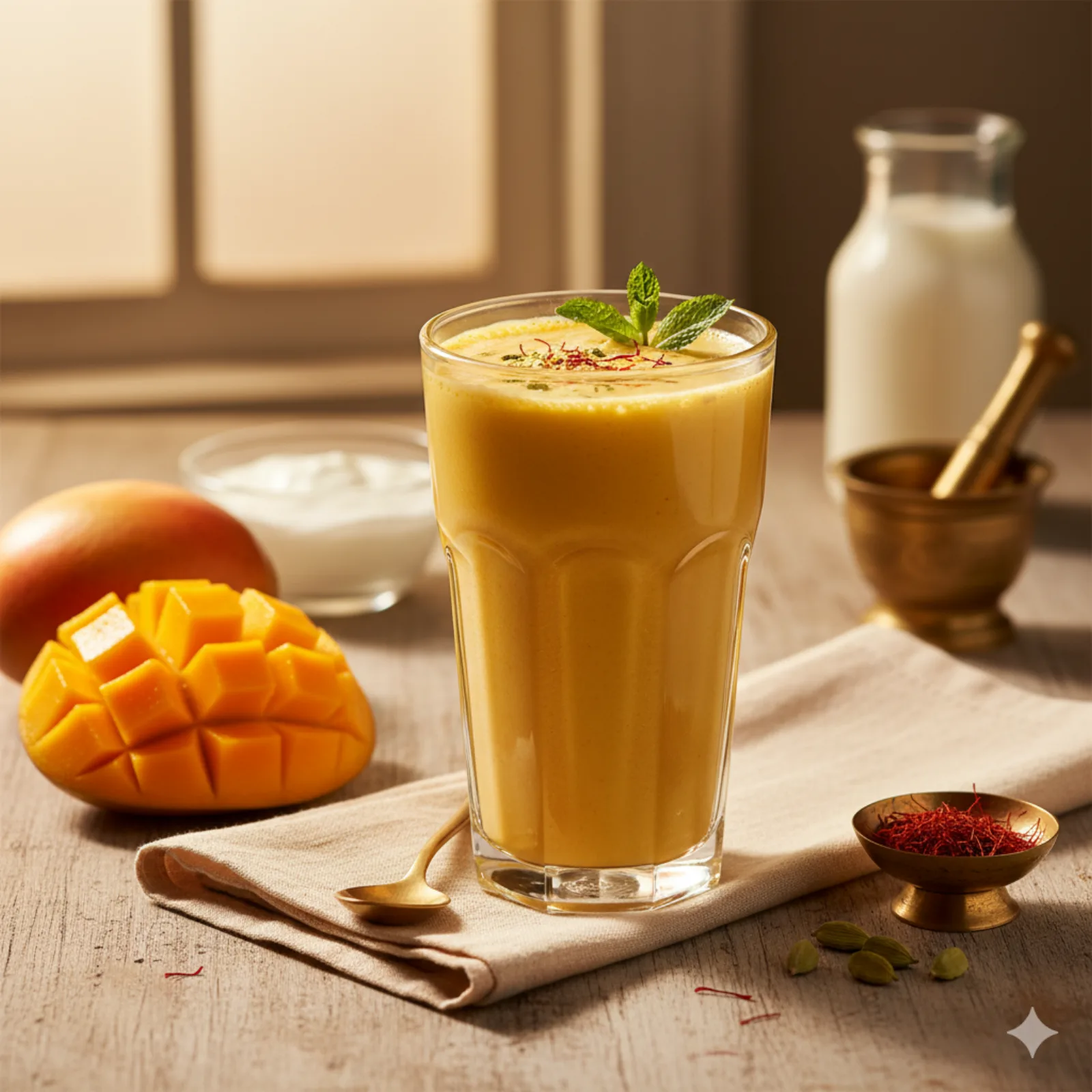 Würziger Mango Lassi