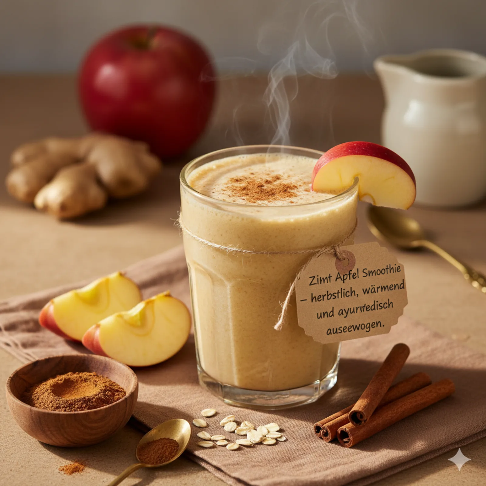 Zimt Apfel Smoothie