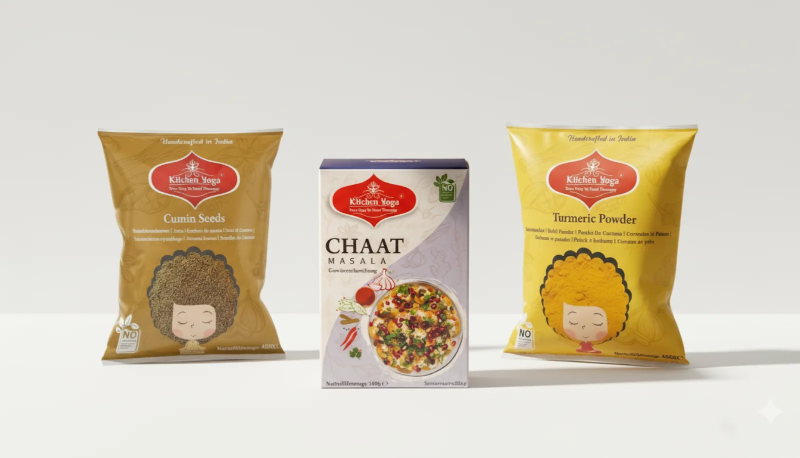 Chaat Lover — Chaat Masala, Kreuzkümmel & Kurkuma